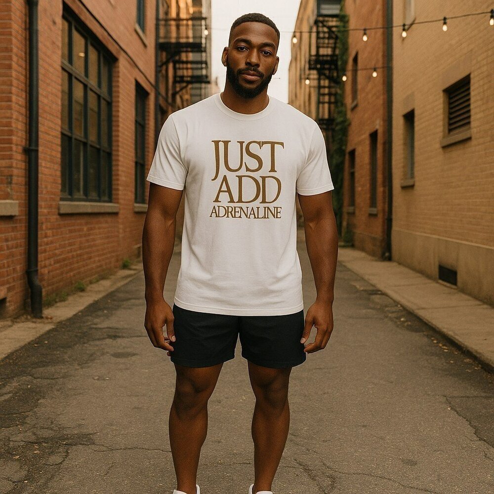 Nike Dri Fit Mens Size XL Just Add Adrenaline Crew Neck Athletic T Shirt Tee Top